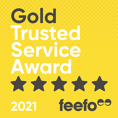Feefo Gold Trusted Service